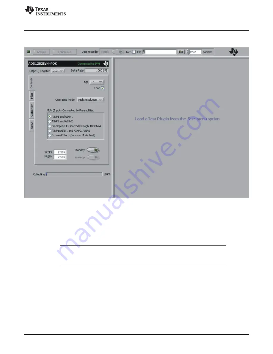 Texas Instruments ADS1282EVM User Manual Download Page 17