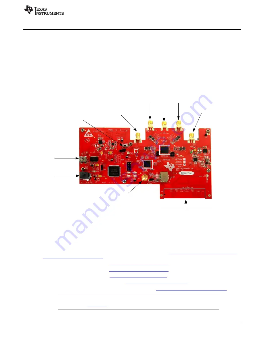 Texas Instruments ADS5XJ6XEVM Скачать руководство пользователя страница 3