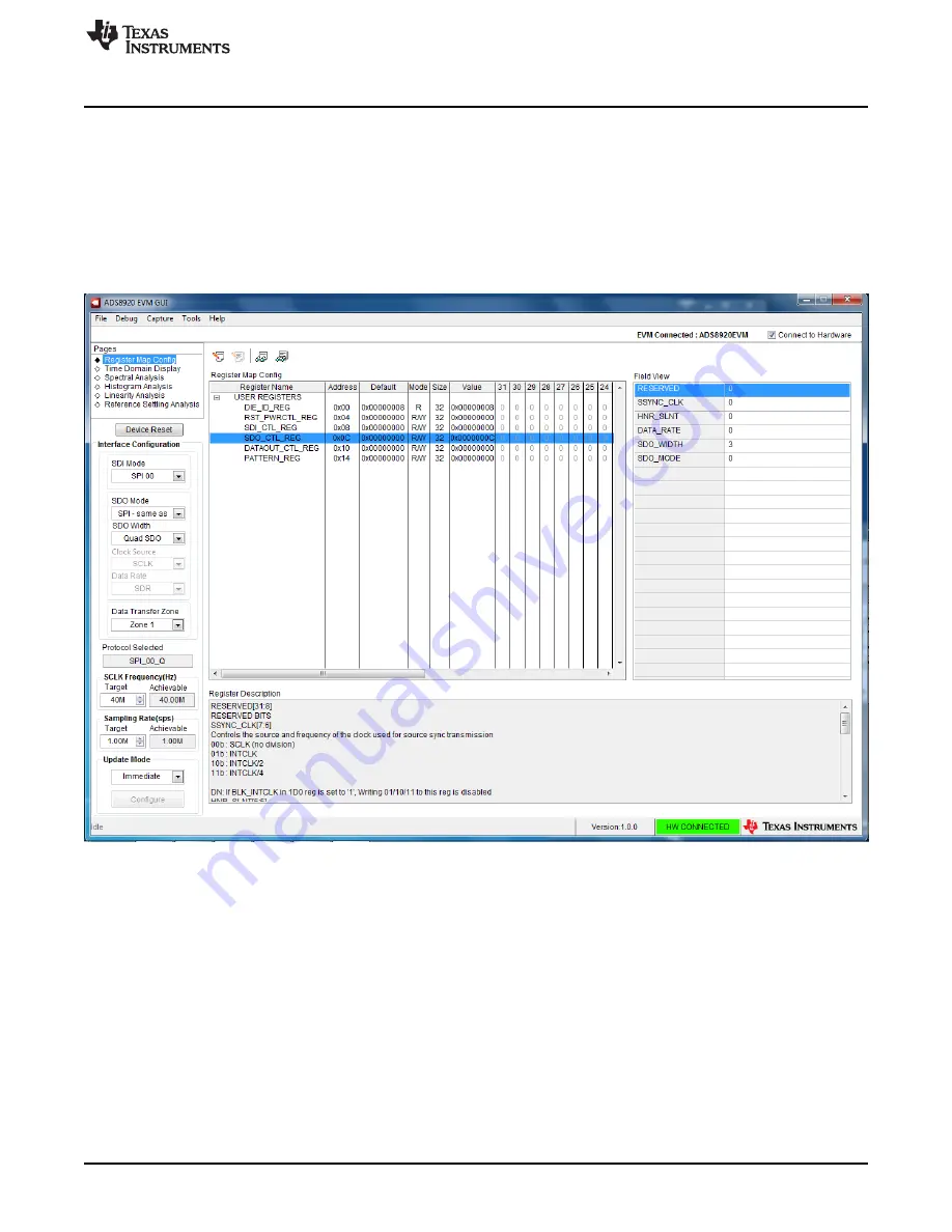 Texas Instruments ADS8920BEVM-PDK Скачать руководство пользователя страница 17