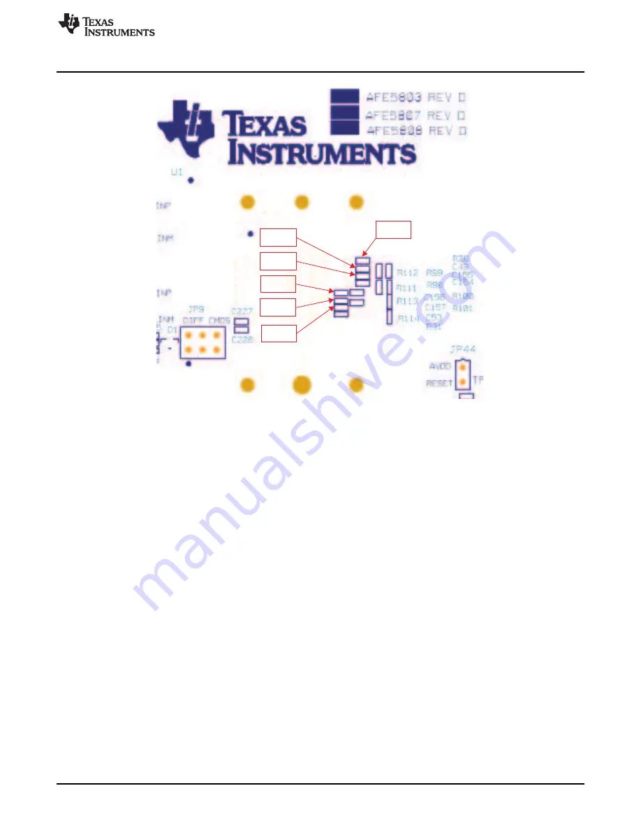 Texas Instruments AFE5807EVM Скачать руководство пользователя страница 15