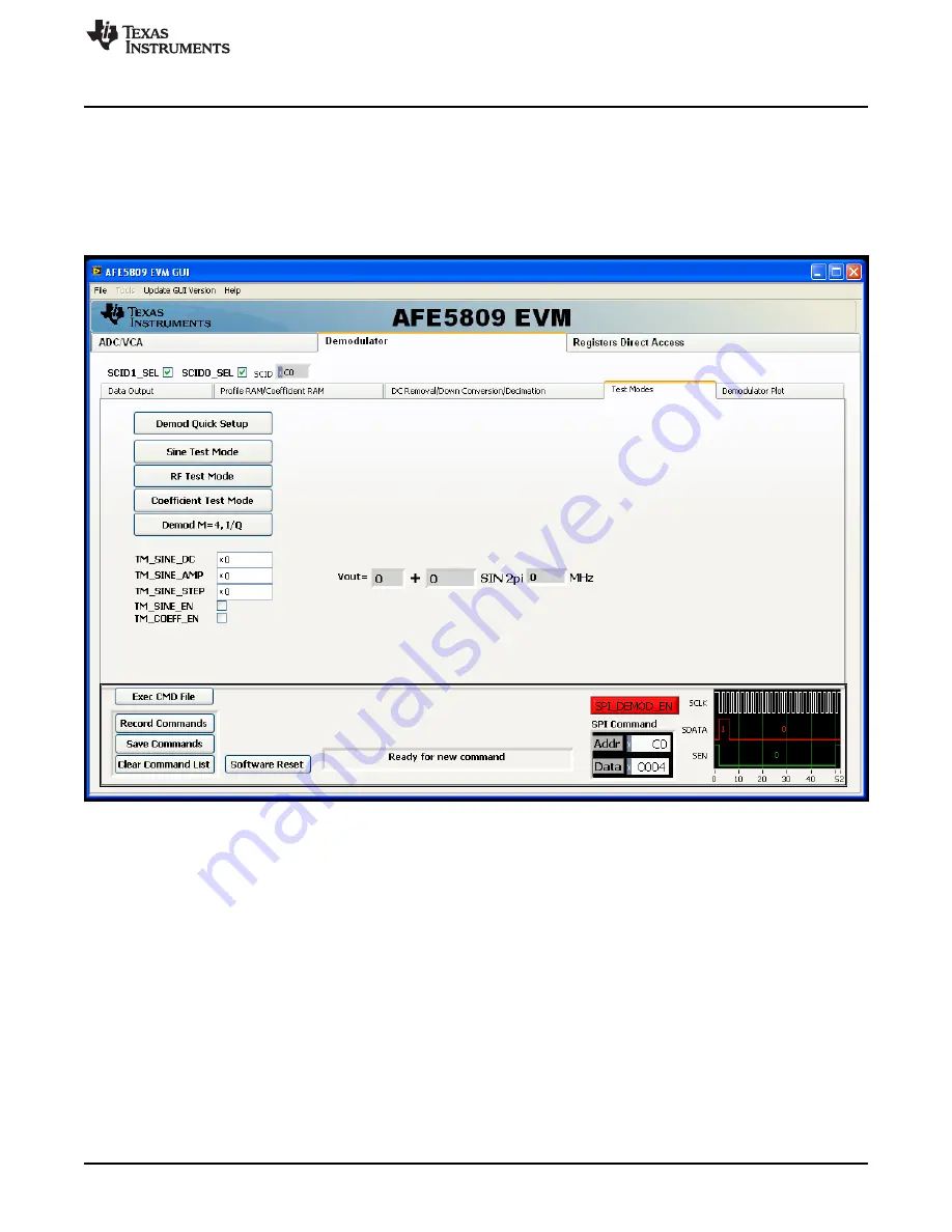 Texas Instruments AFE5809 Скачать руководство пользователя страница 13