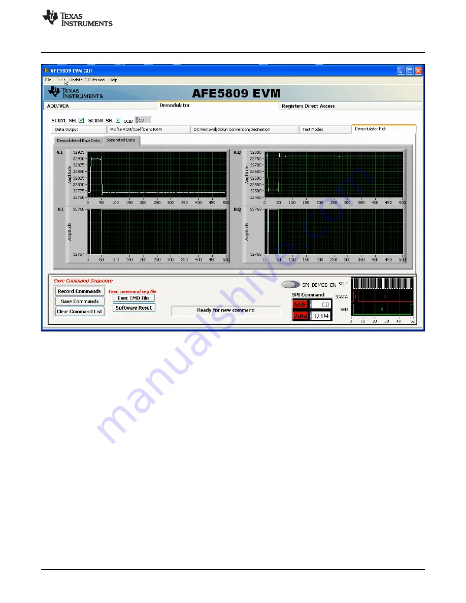 Texas Instruments AFE5809 Скачать руководство пользователя страница 19