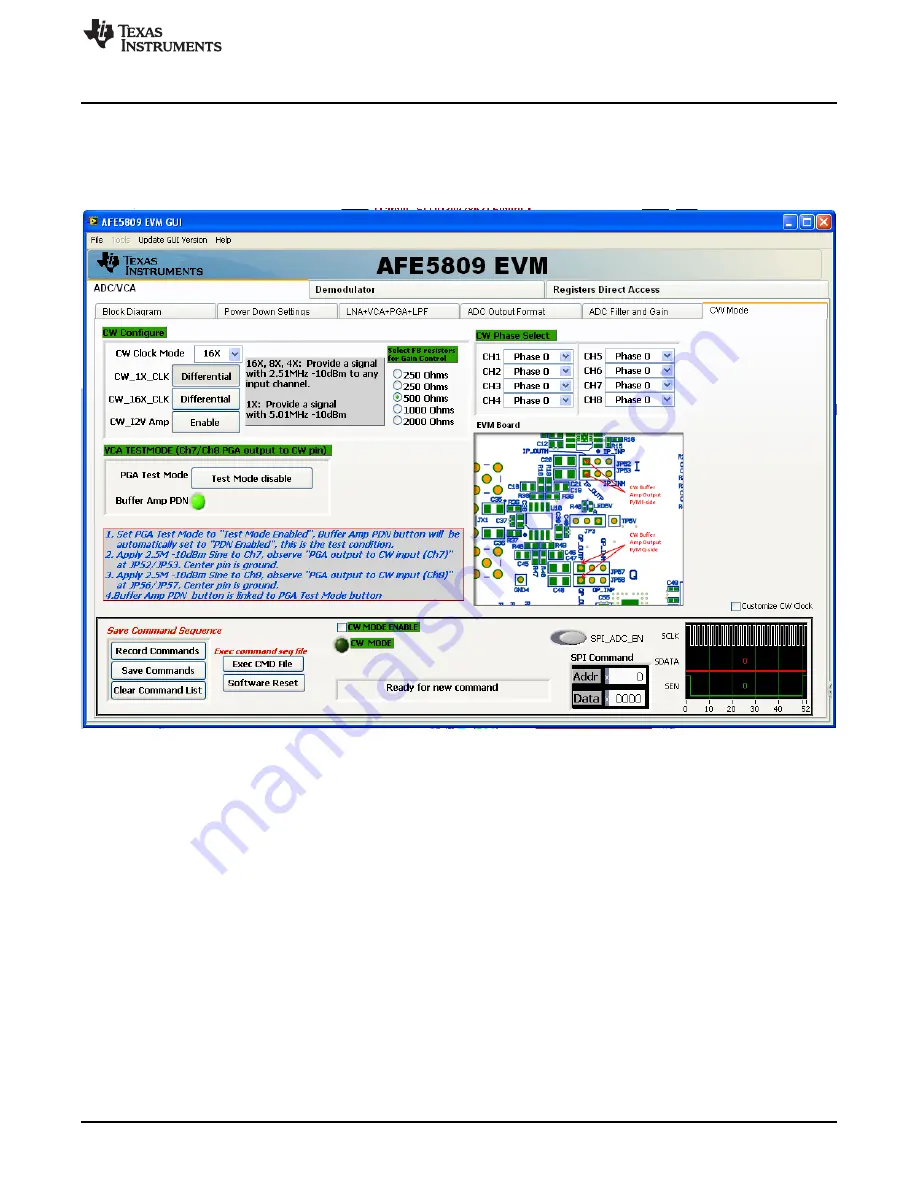 Texas Instruments AFE5809 User Manual Download Page 21