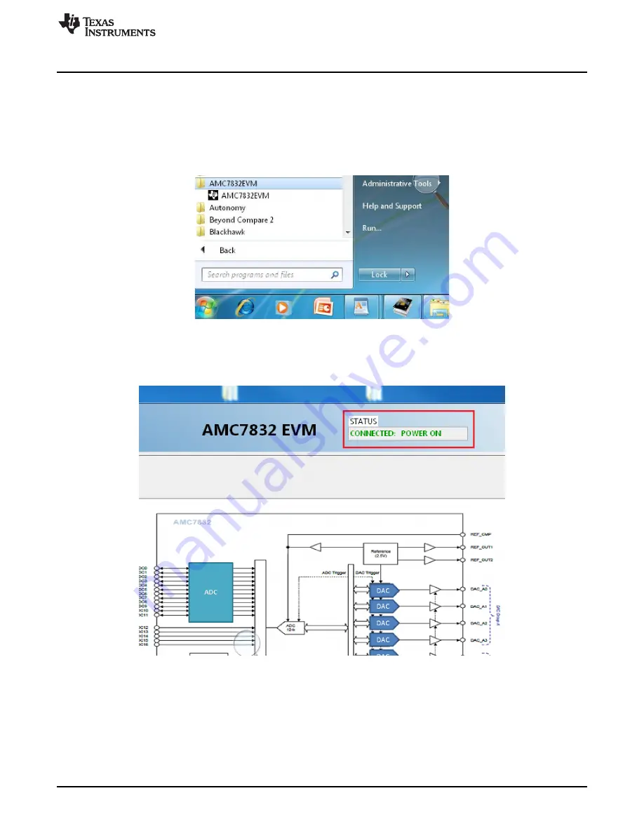 Texas Instruments AMC7832EVM Скачать руководство пользователя страница 13