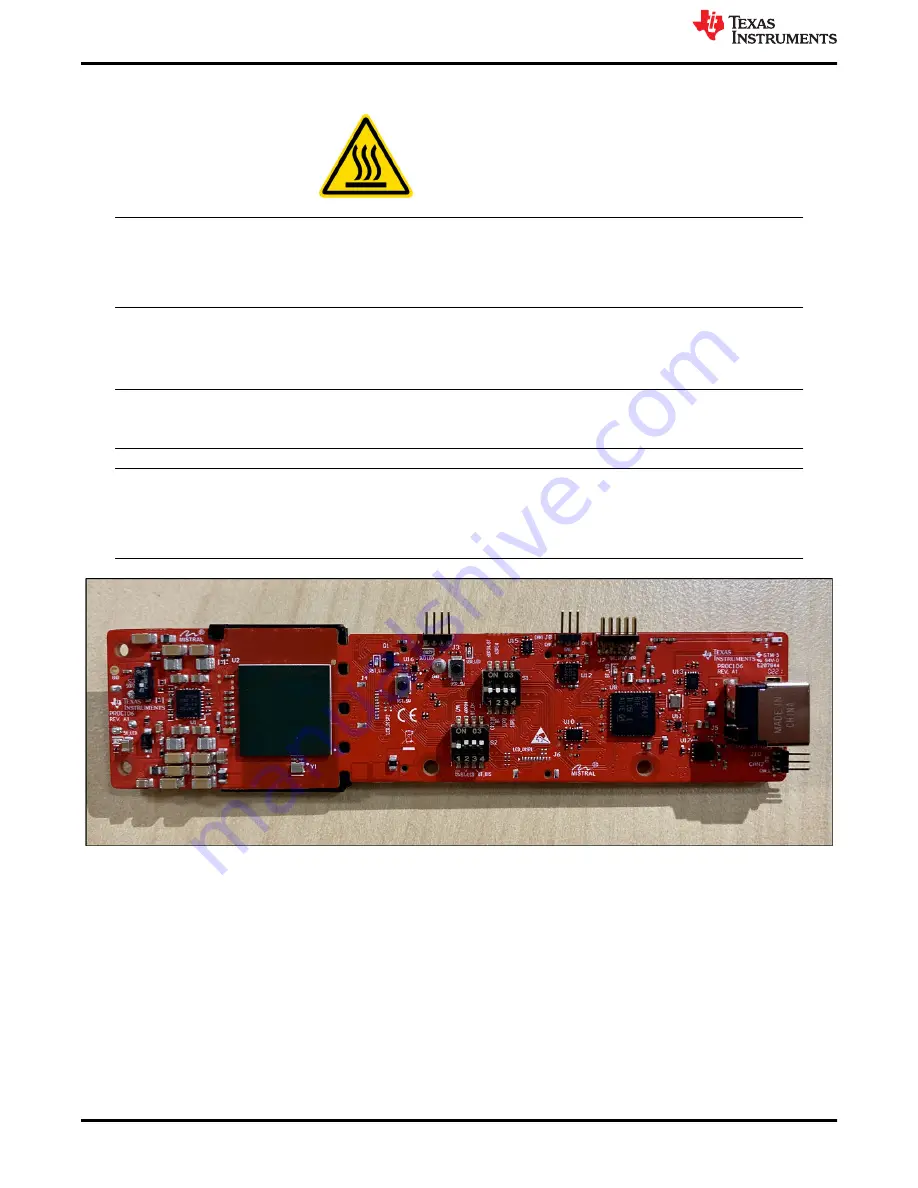 Texas Instruments AWR1843AOP EVM Скачать руководство пользователя страница 4