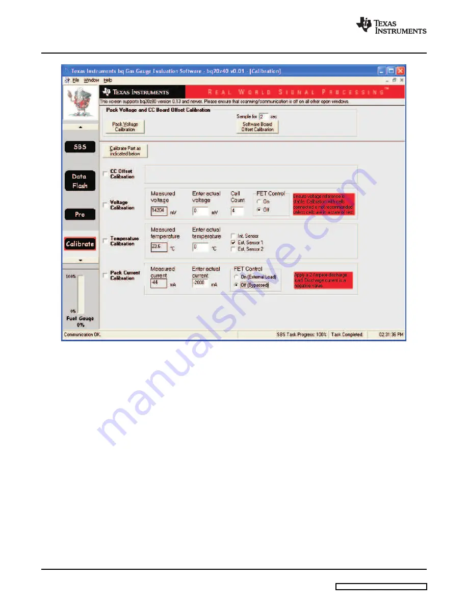 Texas Instruments BQ20Z40EVM-001 Скачать руководство пользователя страница 14