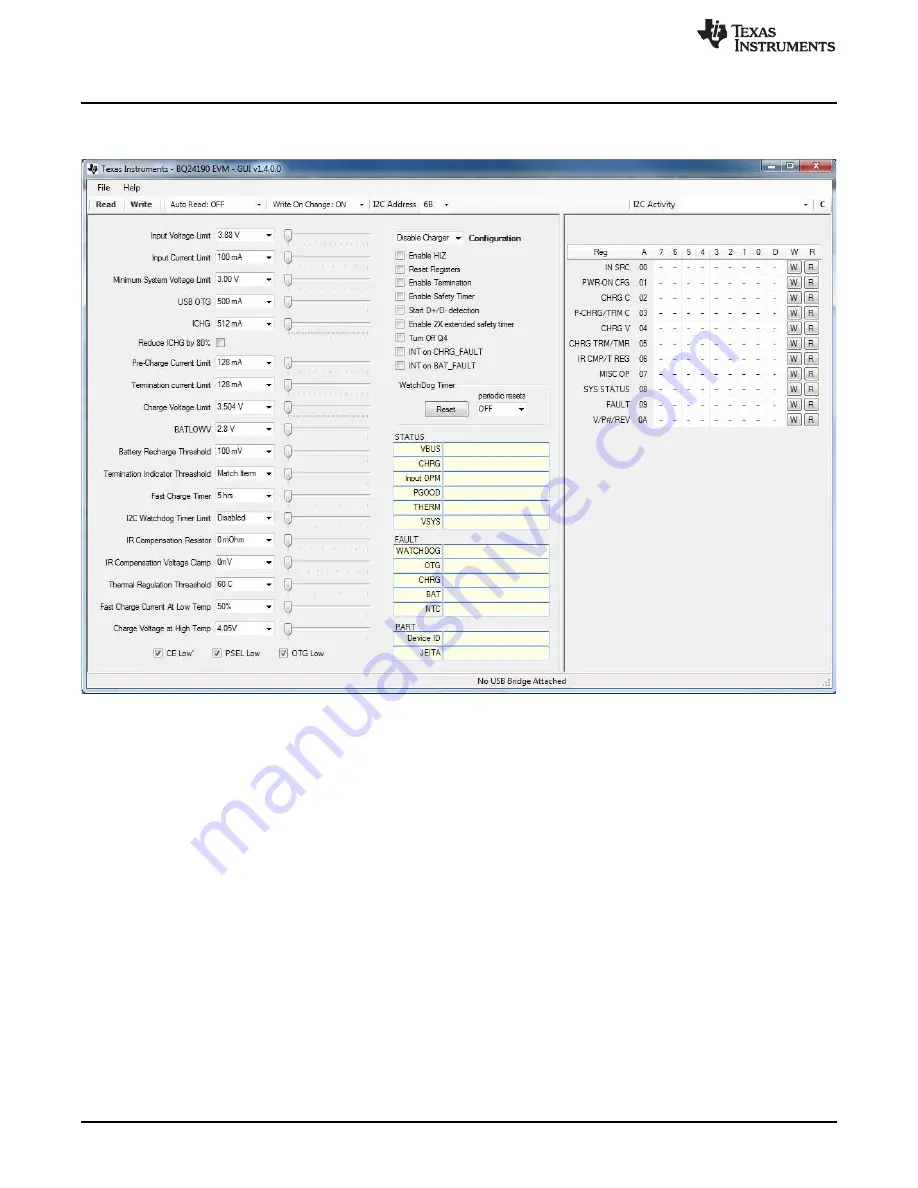 Texas Instruments bq24195/L Скачать руководство пользователя страница 6