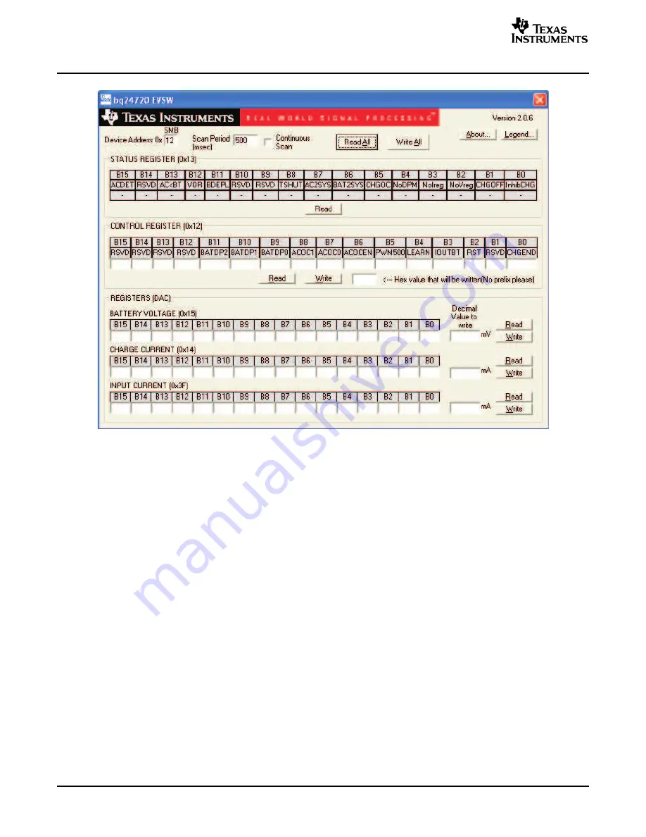 Texas Instruments bq24720 EVM Скачать руководство пользователя страница 8