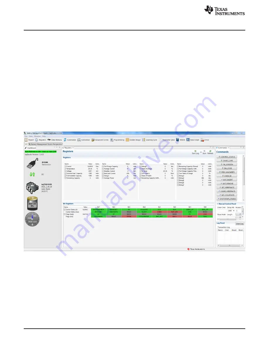 Texas Instruments bq27421 EVM Скачать руководство пользователя страница 10