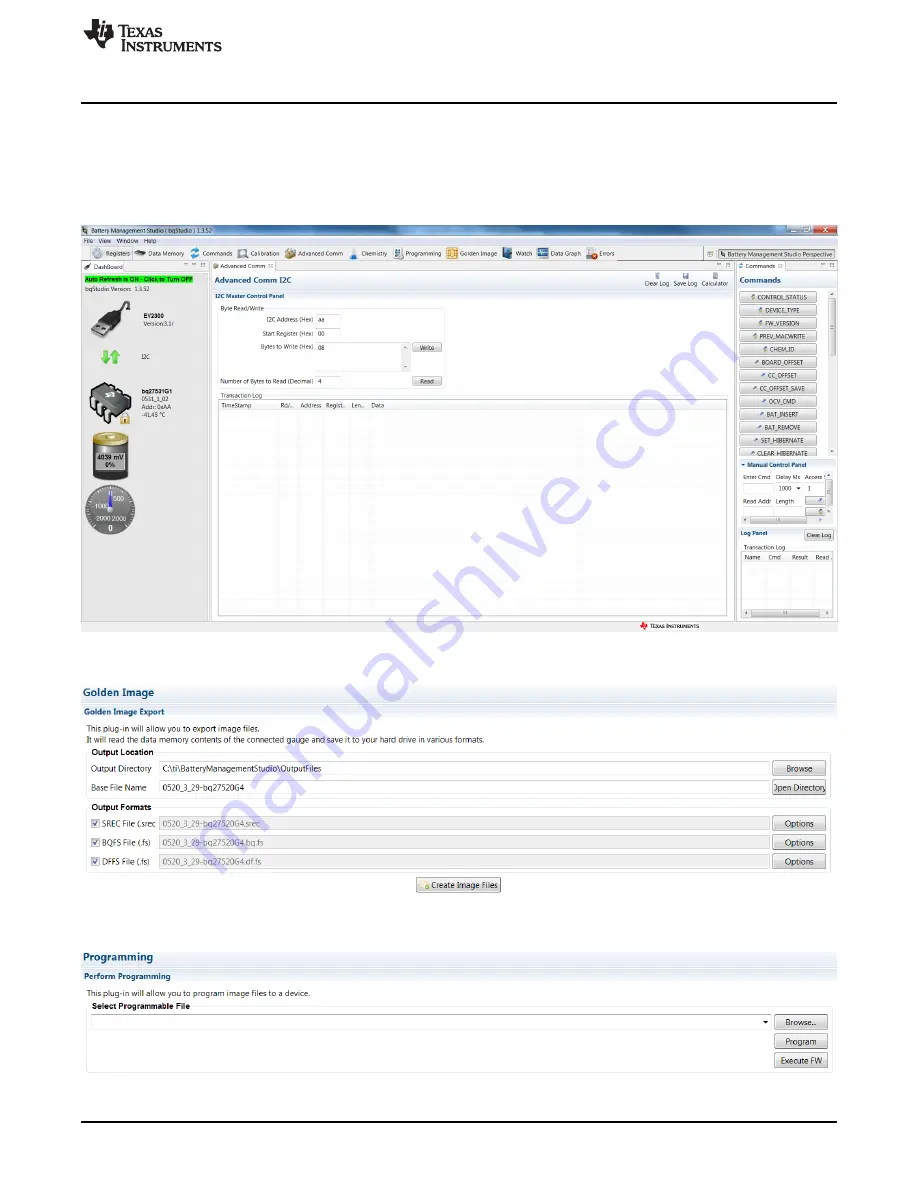 Texas Instruments bq27531EVM Скачать руководство пользователя страница 21