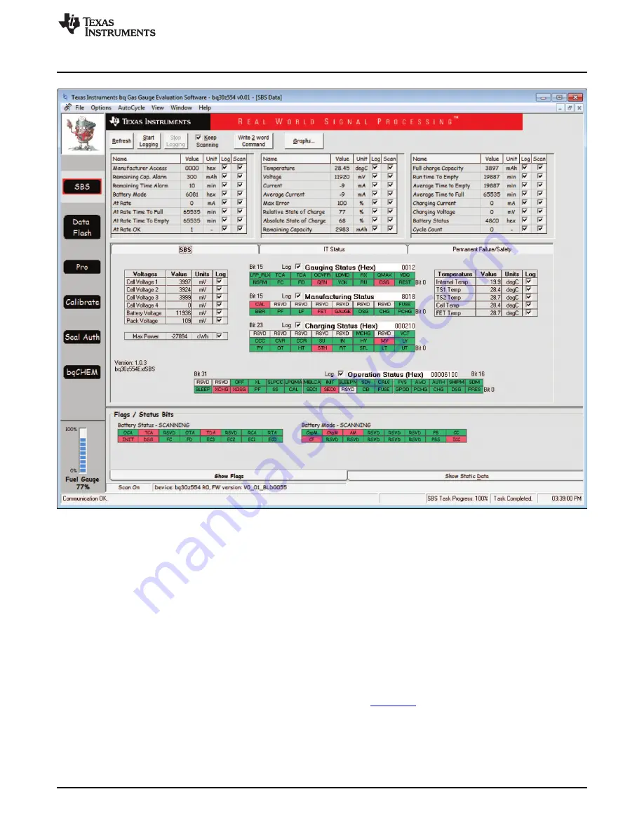 Texas Instruments bq30z554EVM Скачать руководство пользователя страница 13