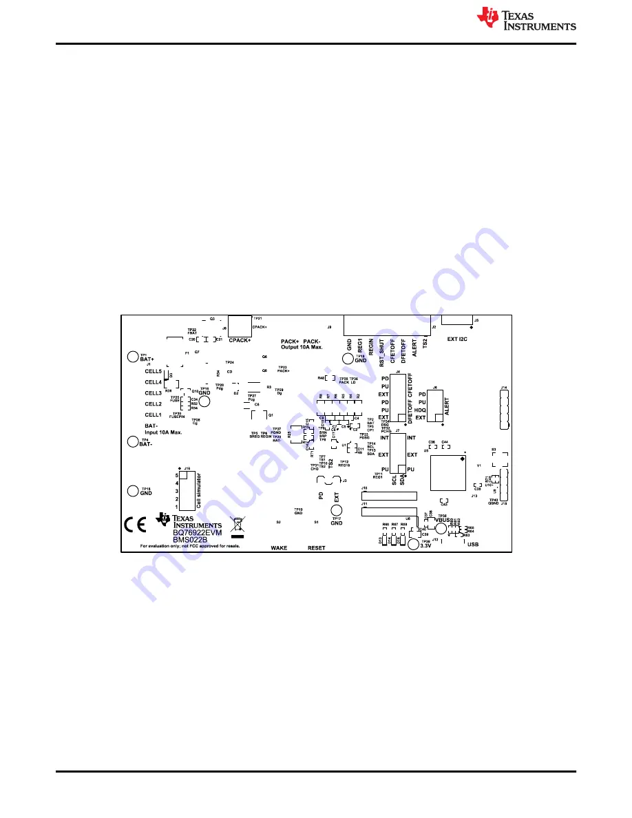 Texas Instruments BQ76922EVM Скачать руководство пользователя страница 20