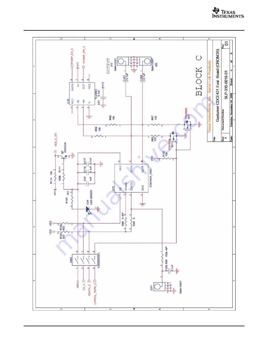 Texas Instruments CDCE421EVM Скачать руководство пользователя страница 18