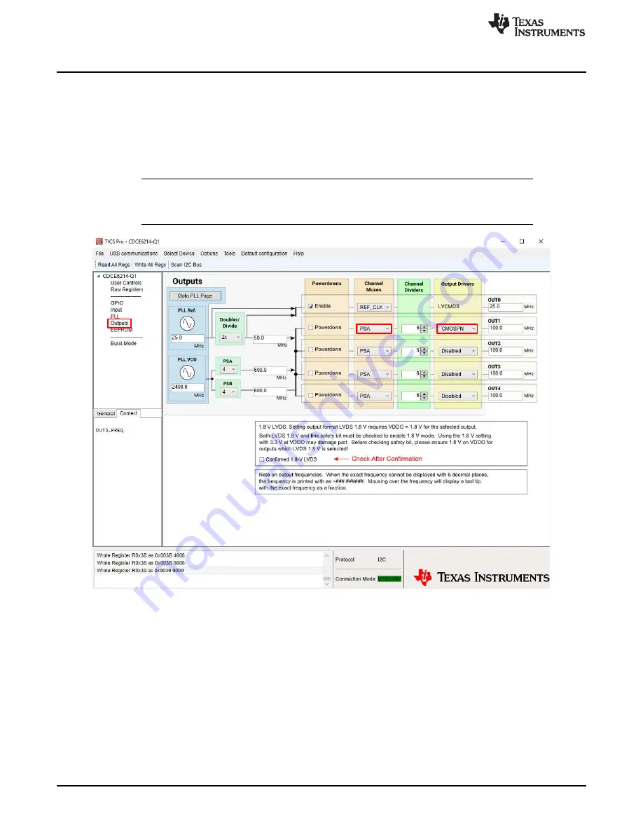 Texas Instruments CDCE6214-Q1EVM User Manual Download Page 8