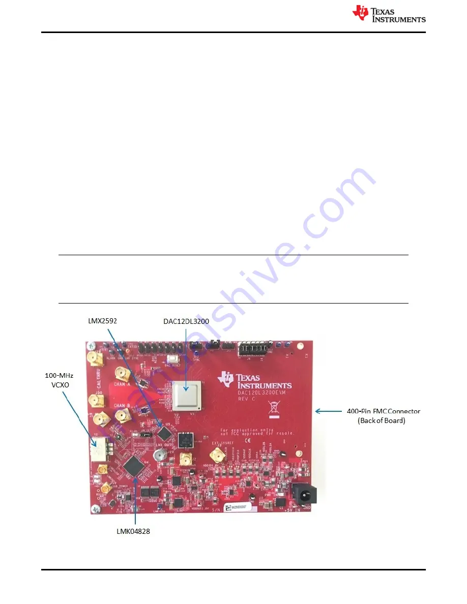 Texas Instruments DAC12DL3200 User Manual Download Page 4