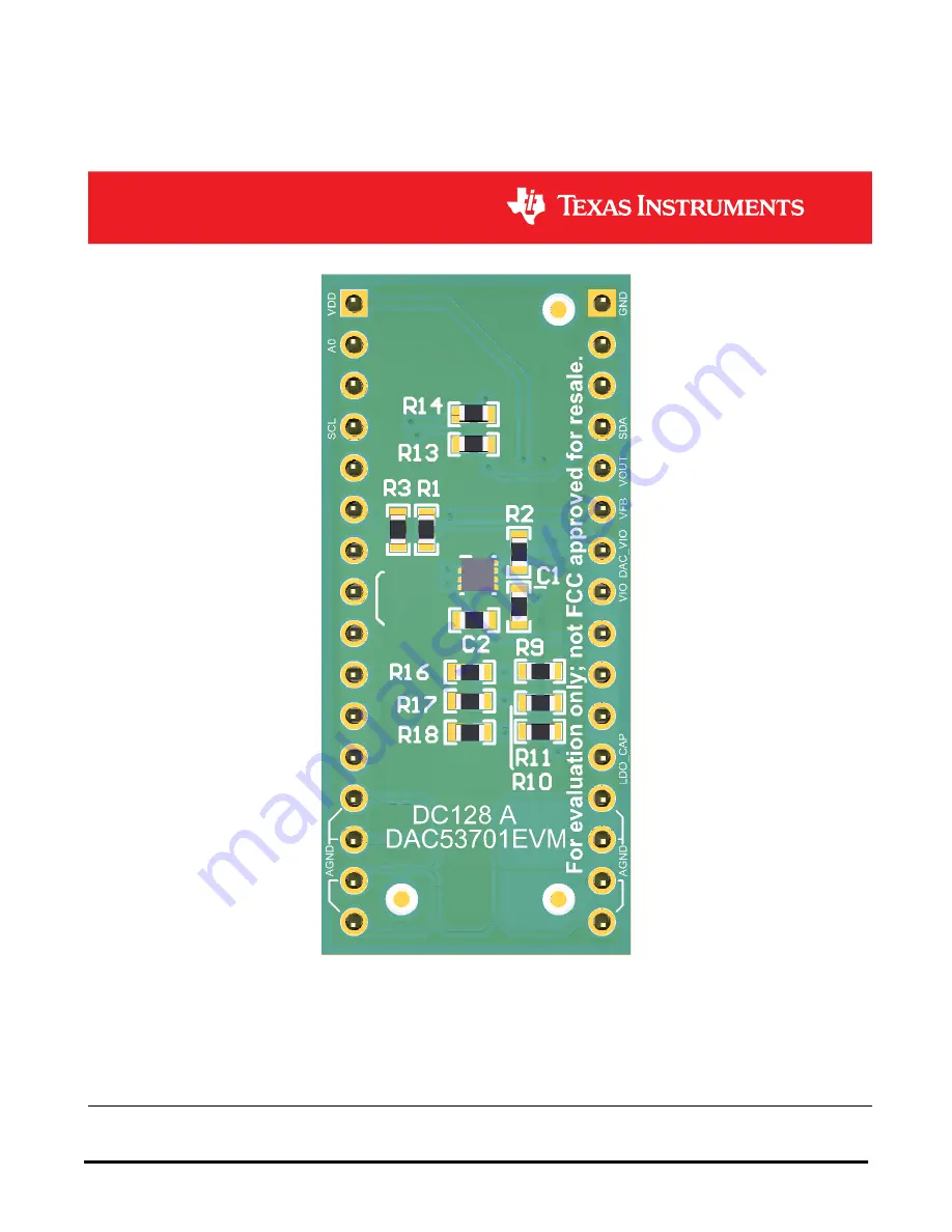 Texas Instruments DAC53701EVM Скачать руководство пользователя страница 1