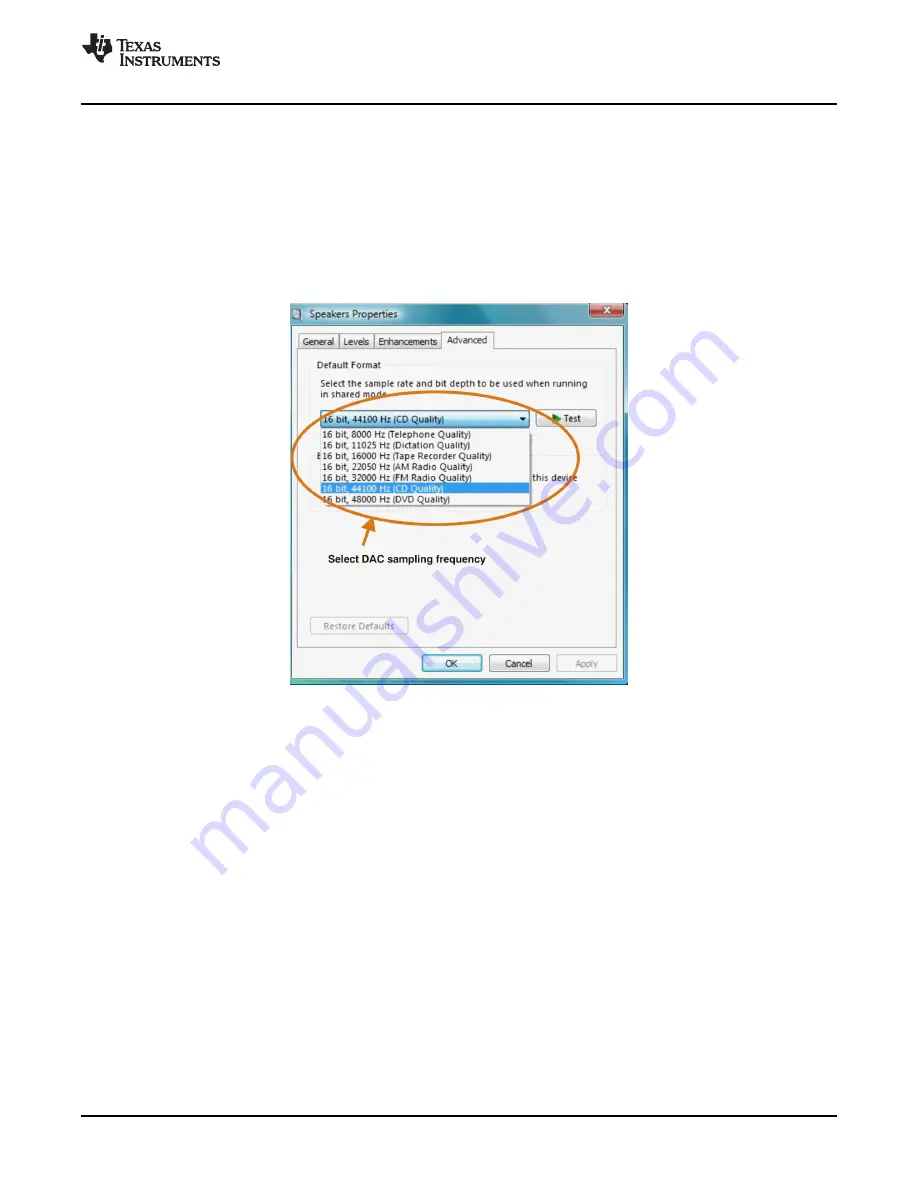 Texas Instruments DEM-PCM2912A EVM User Manual Download Page 21