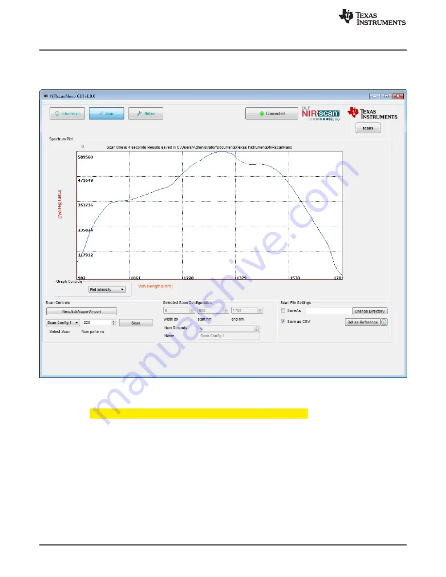 Texas Instruments DLP NIRscan Скачать руководство пользователя страница 22