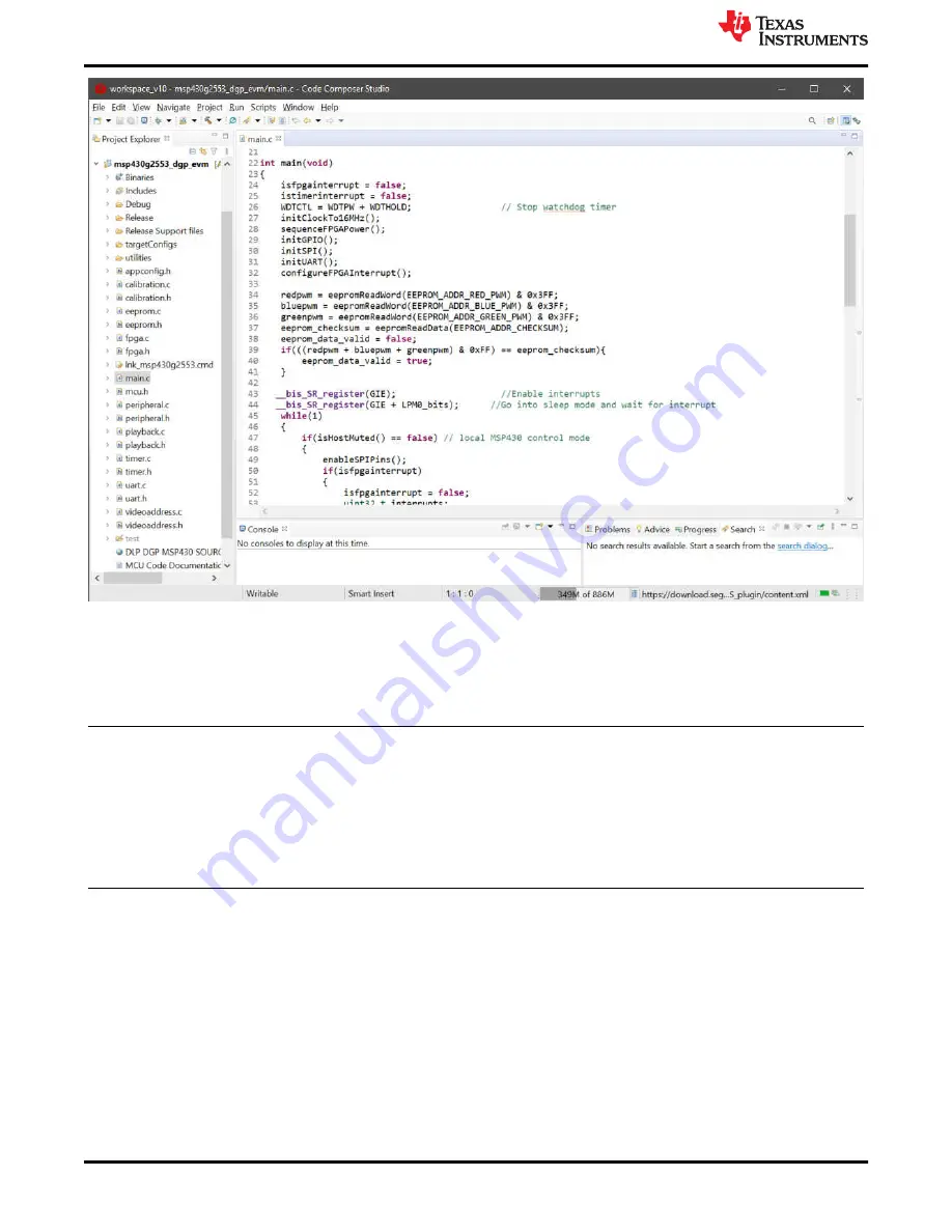 Texas Instruments DLP3021LEQ1EVM Скачать руководство пользователя страница 26