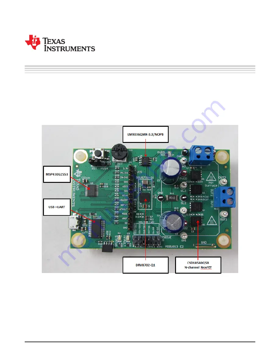 Texas Instruments DRV8702-Q1 Скачать руководство пользователя страница 1