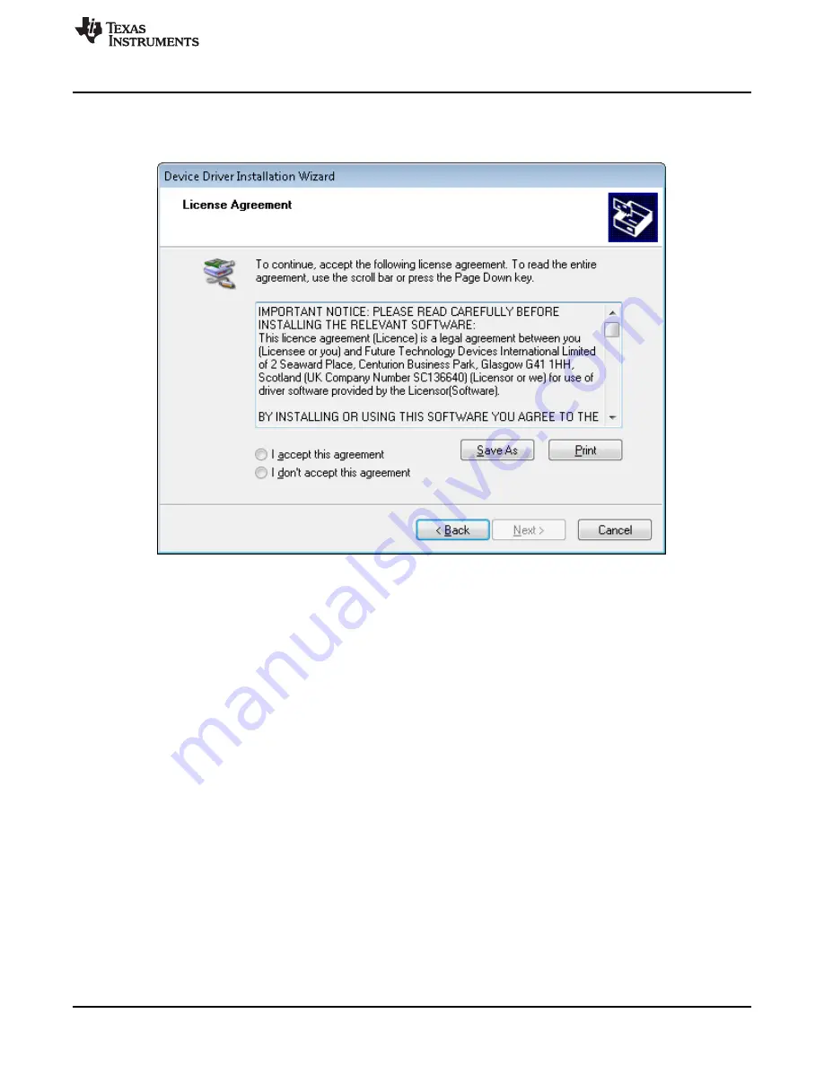 Texas Instruments DRV8801EVM User Manual Download Page 21