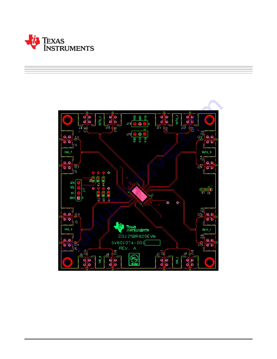 Texas Instruments DS125BR820EVM Скачать руководство пользователя страница 14