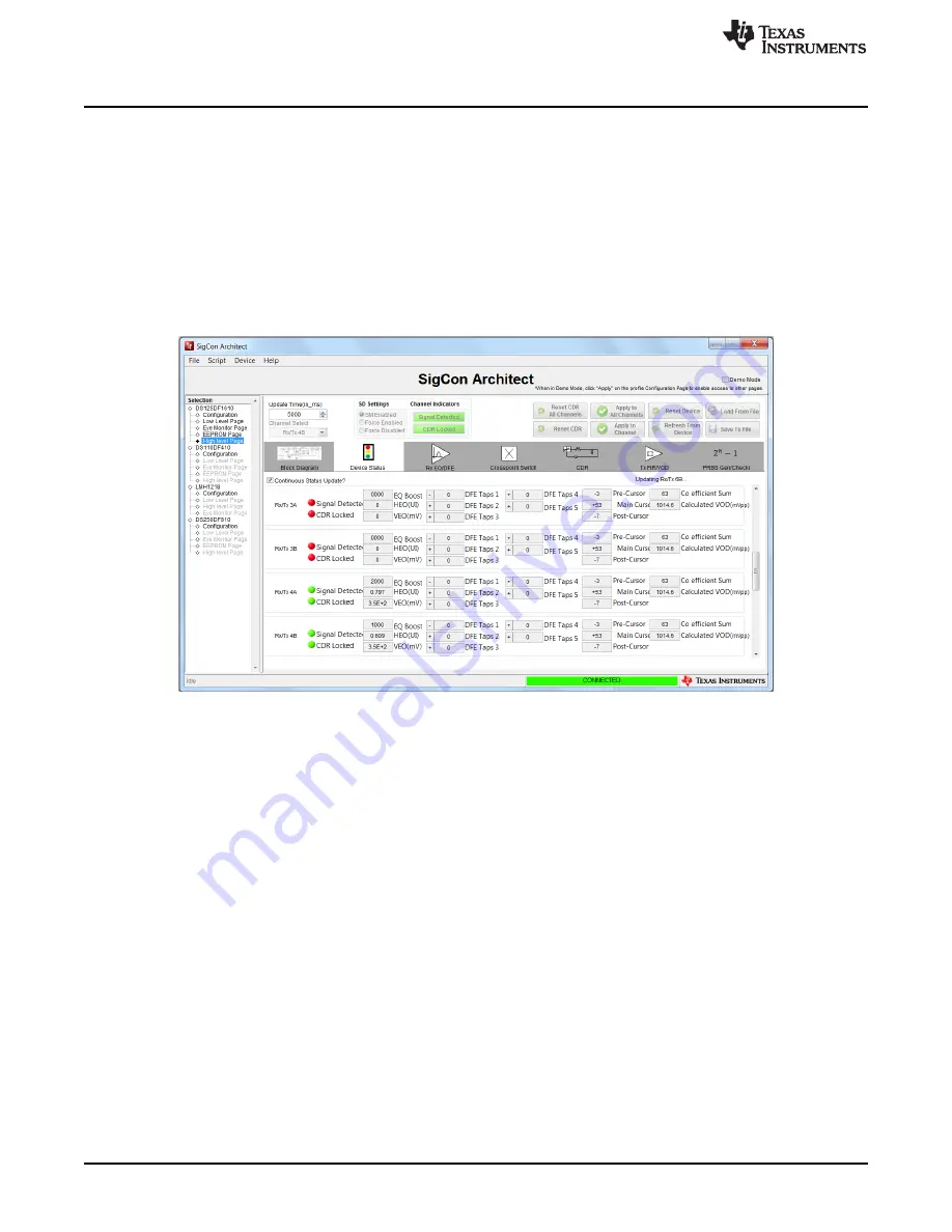 Texas Instruments DS125DF1610 User Manual Download Page 8