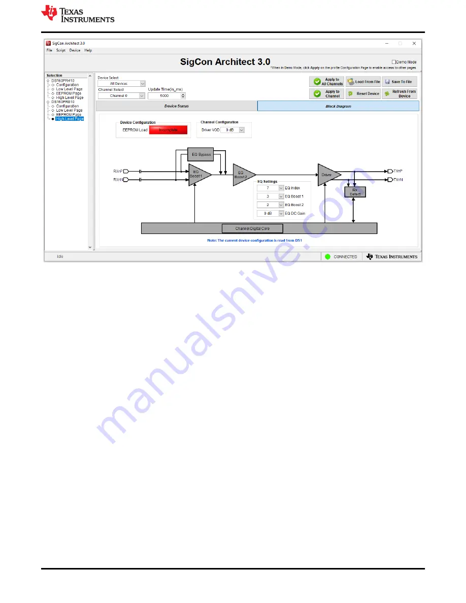 Texas Instruments DS160PR810EVM-RSC Скачать руководство пользователя страница 11