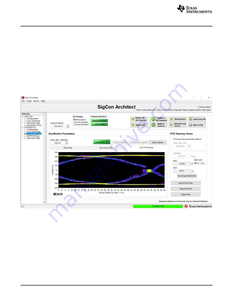 Texas Instruments DS250DF230EVM Скачать руководство пользователя страница 8