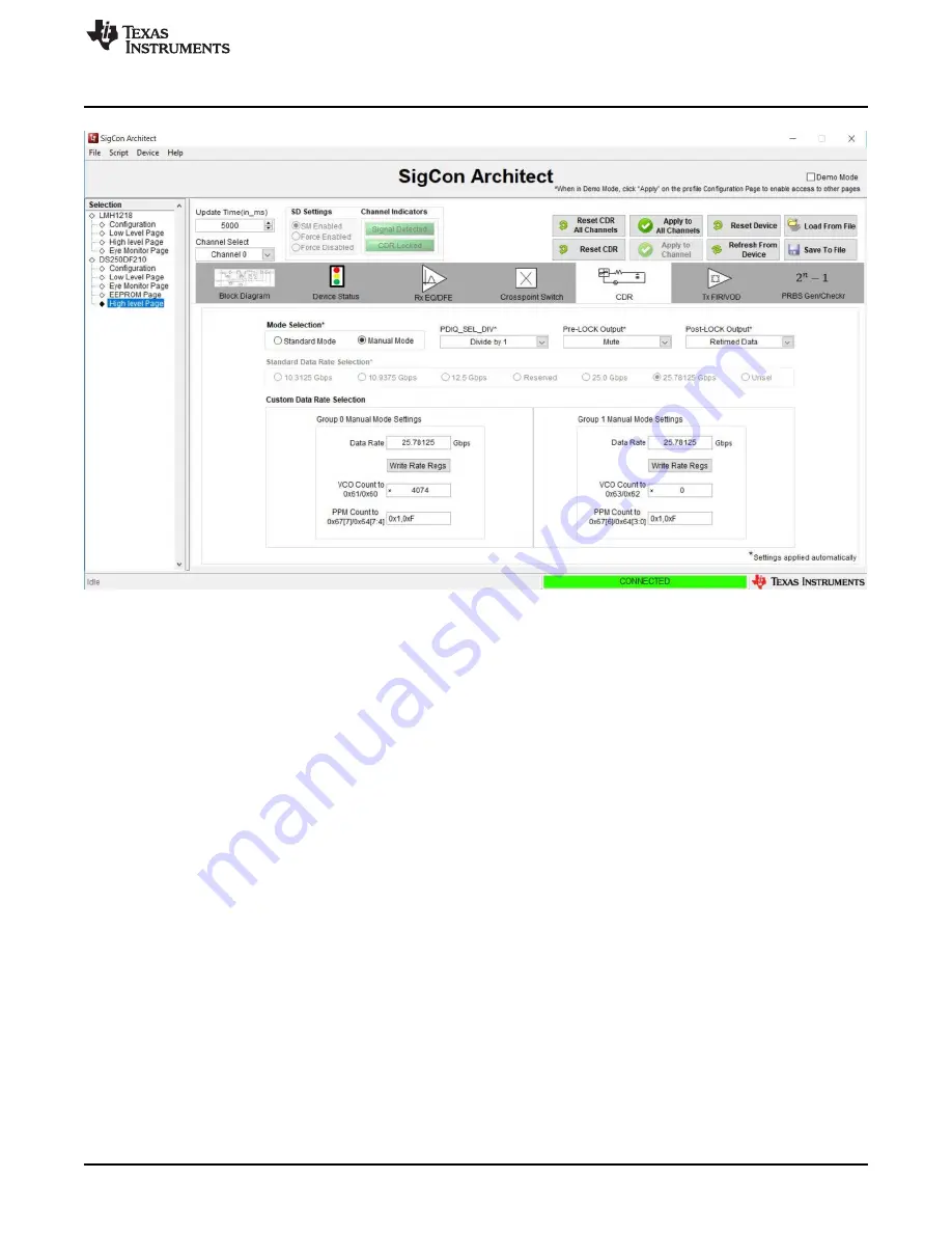 Texas Instruments DS250DF230EVM User Manual Download Page 17