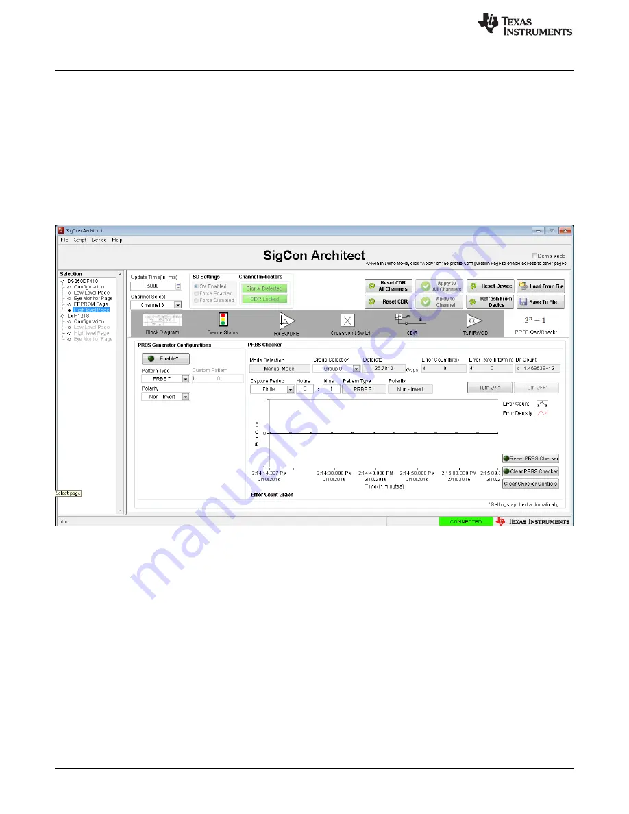 Texas Instruments DS250DF410EVM Скачать руководство пользователя страница 20