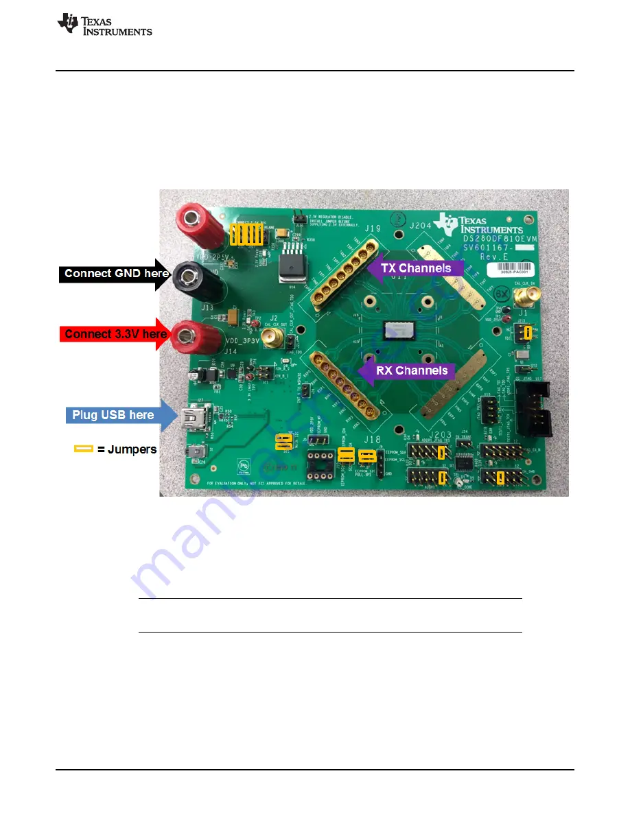 Texas Instruments DS280DF810EVM Скачать руководство пользователя страница 3