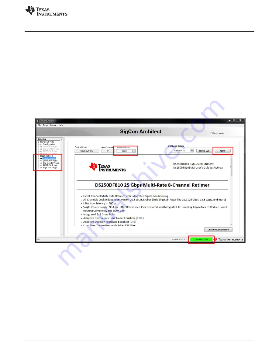 Texas Instruments DS280DF810EVM User Manual Download Page 5