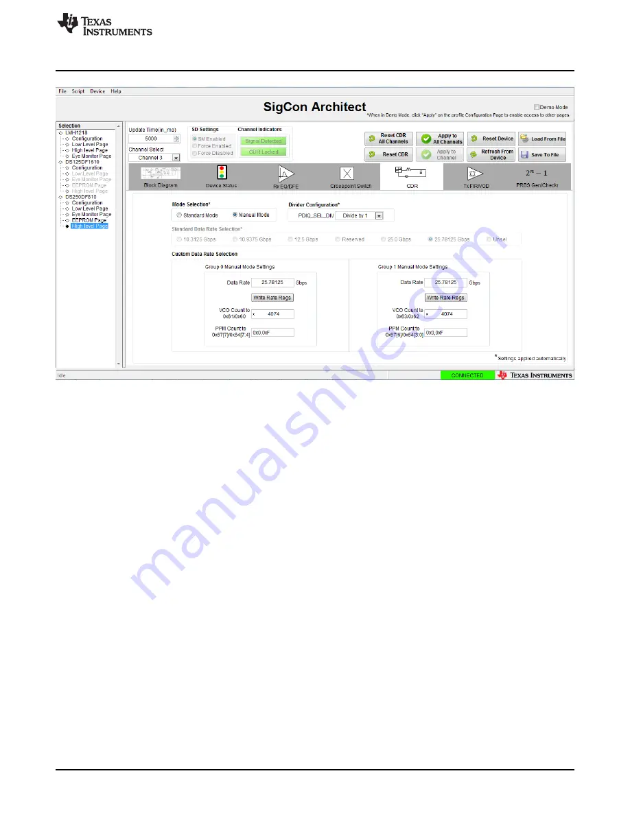 Texas Instruments DS280DF810EVM Скачать руководство пользователя страница 17