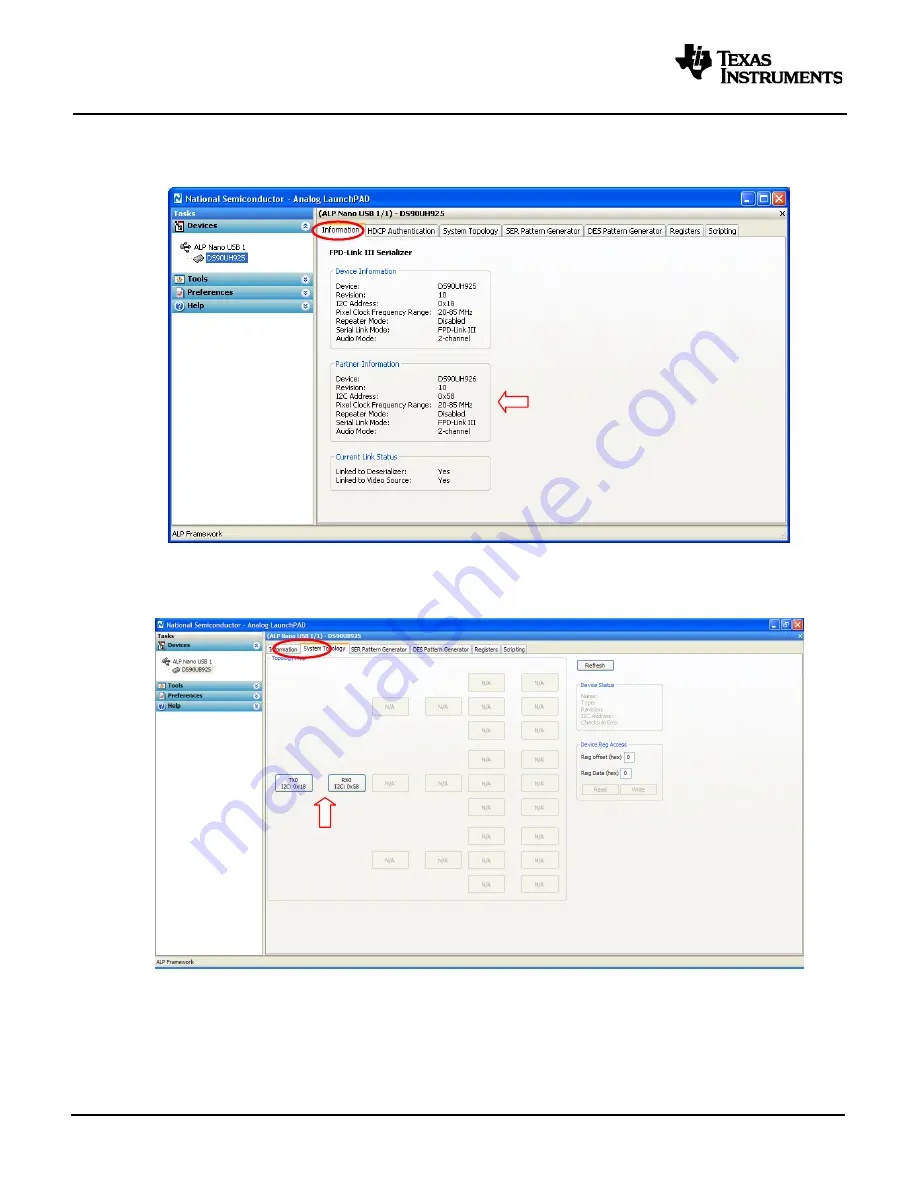 Texas Instruments DS90UB925QSEVB User Manual Download Page 10