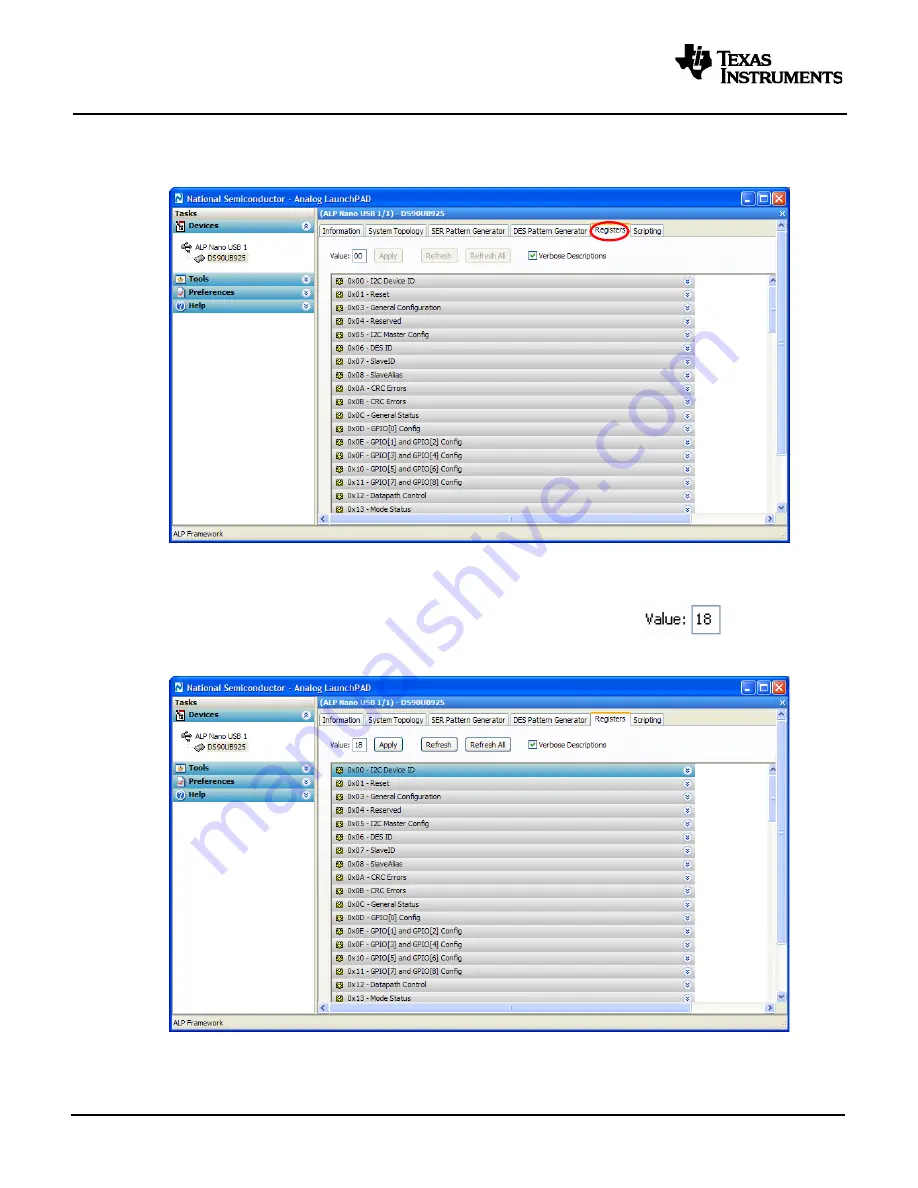 Texas Instruments DS90UB925QSEVB User Manual Download Page 12