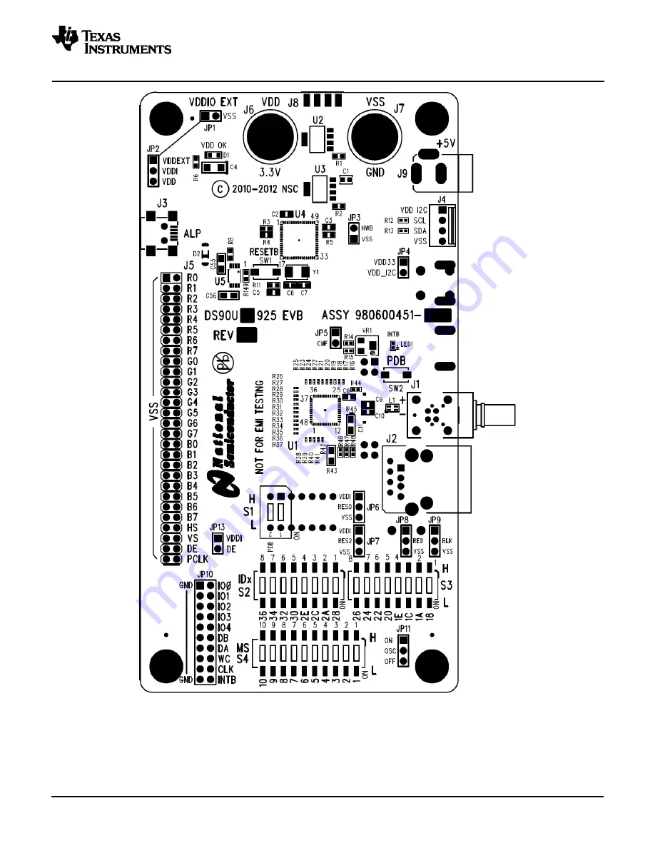 Texas Instruments DS90UB925QSEVB User Manual Download Page 19