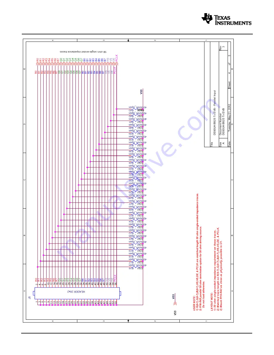 Texas Instruments DS90UB925QSEVB User Manual Download Page 28