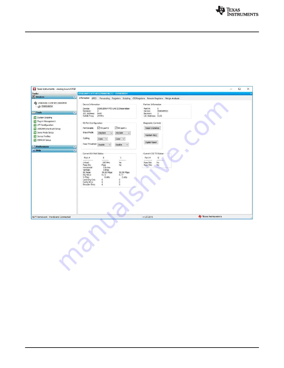 Texas Instruments DS90UB95 Q1EVM Series Скачать руководство пользователя страница 20