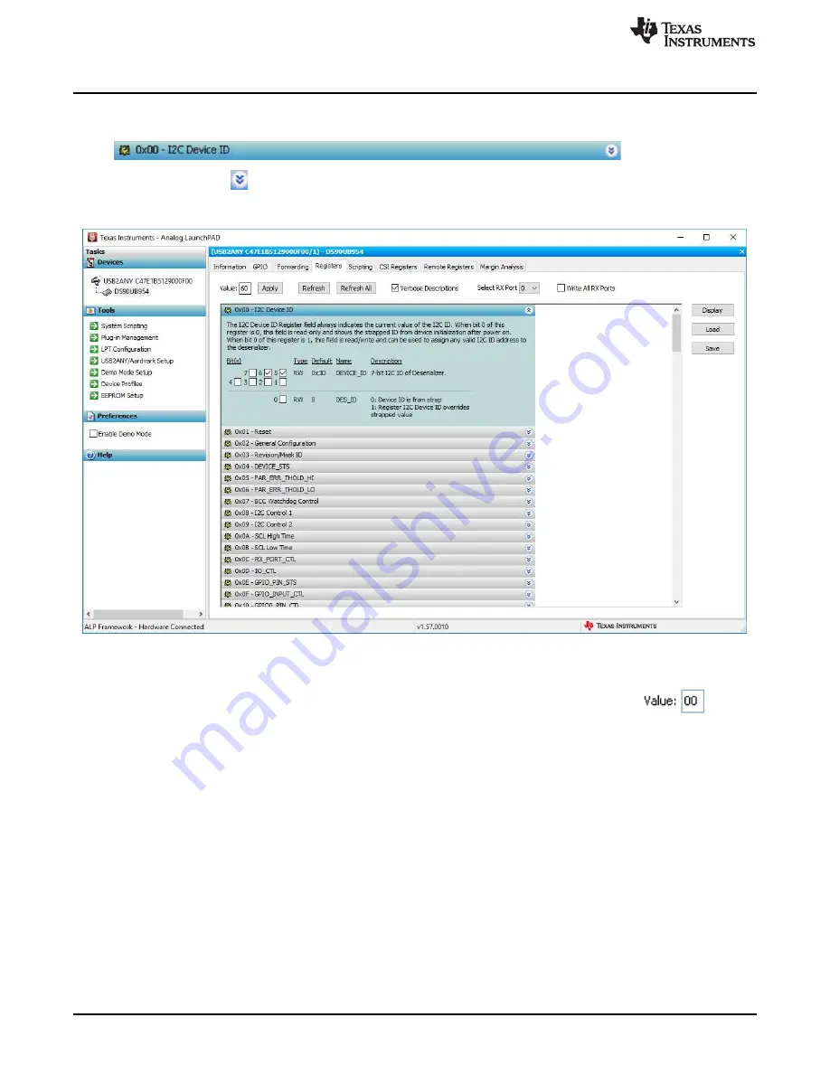 Texas Instruments DS90UB95 Q1EVM Series Скачать руководство пользователя страница 22