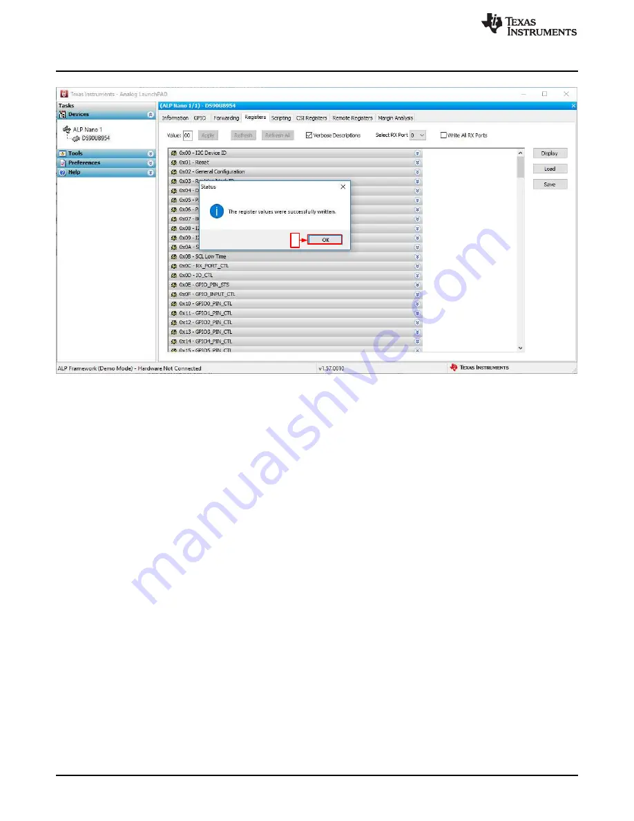 Texas Instruments DS90UB95 Q1EVM Series User Manual Download Page 26