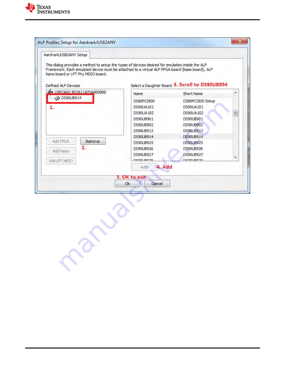 Texas Instruments DS90UB954-Q1EVM User Manual Download Page 19