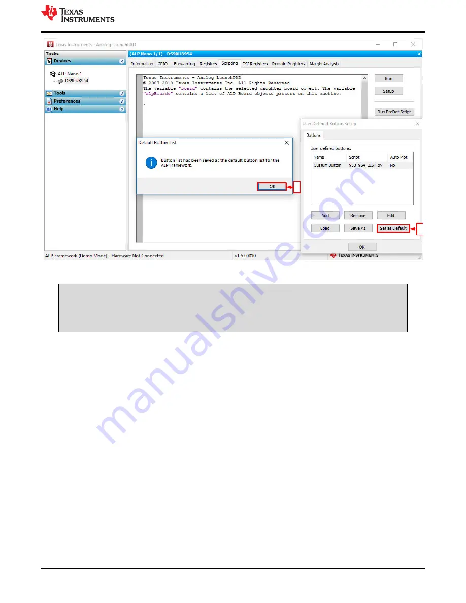 Texas Instruments DS90UB954-Q1EVM Скачать руководство пользователя страница 29