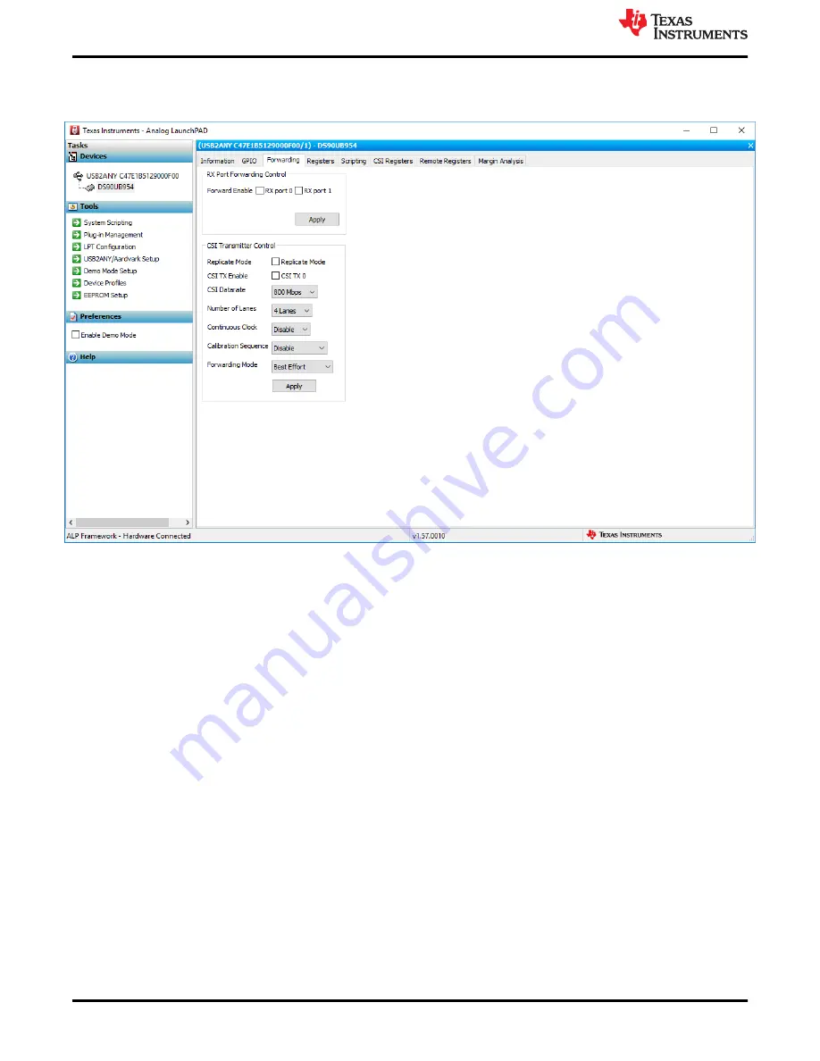 Texas Instruments DS90UB954-Q1EVM User Manual Download Page 32