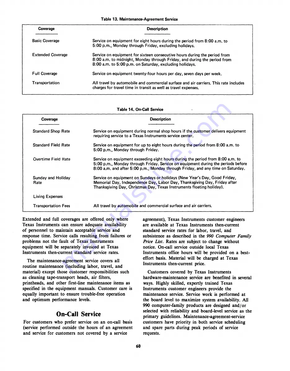 Texas Instruments DS990 General Information Manual Download Page 71