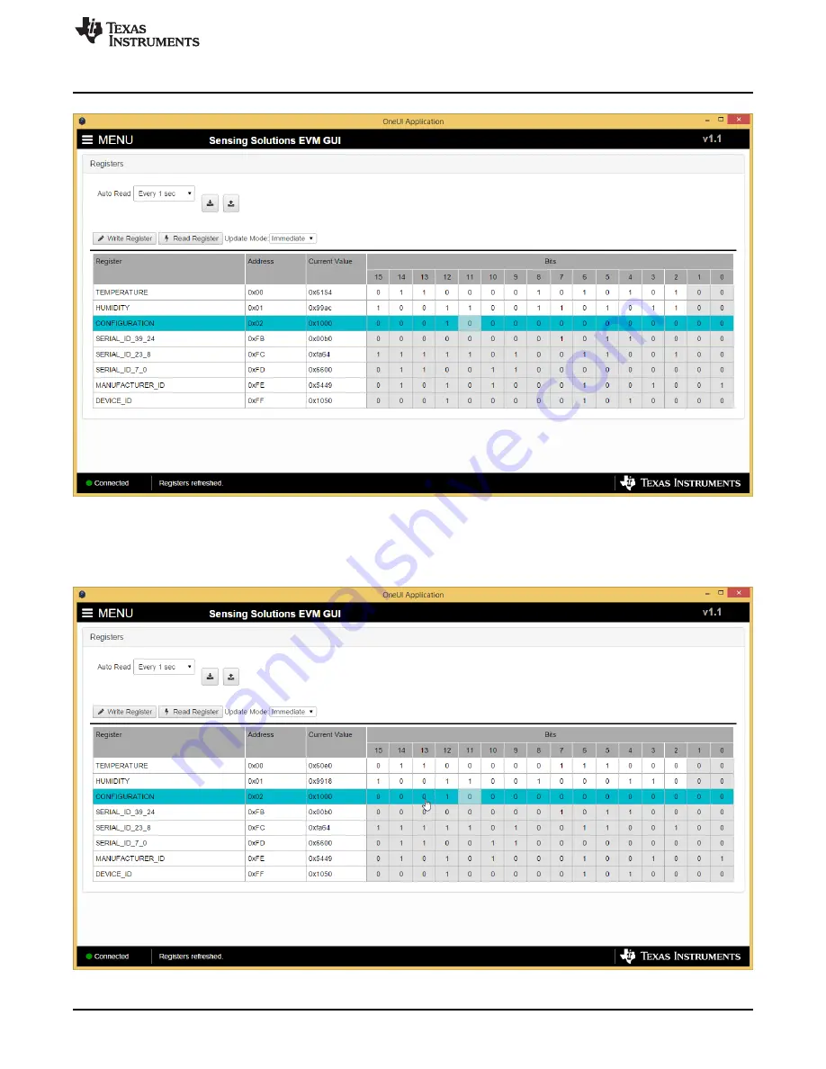 Texas Instruments HDC1050EVM User Manual Download Page 17