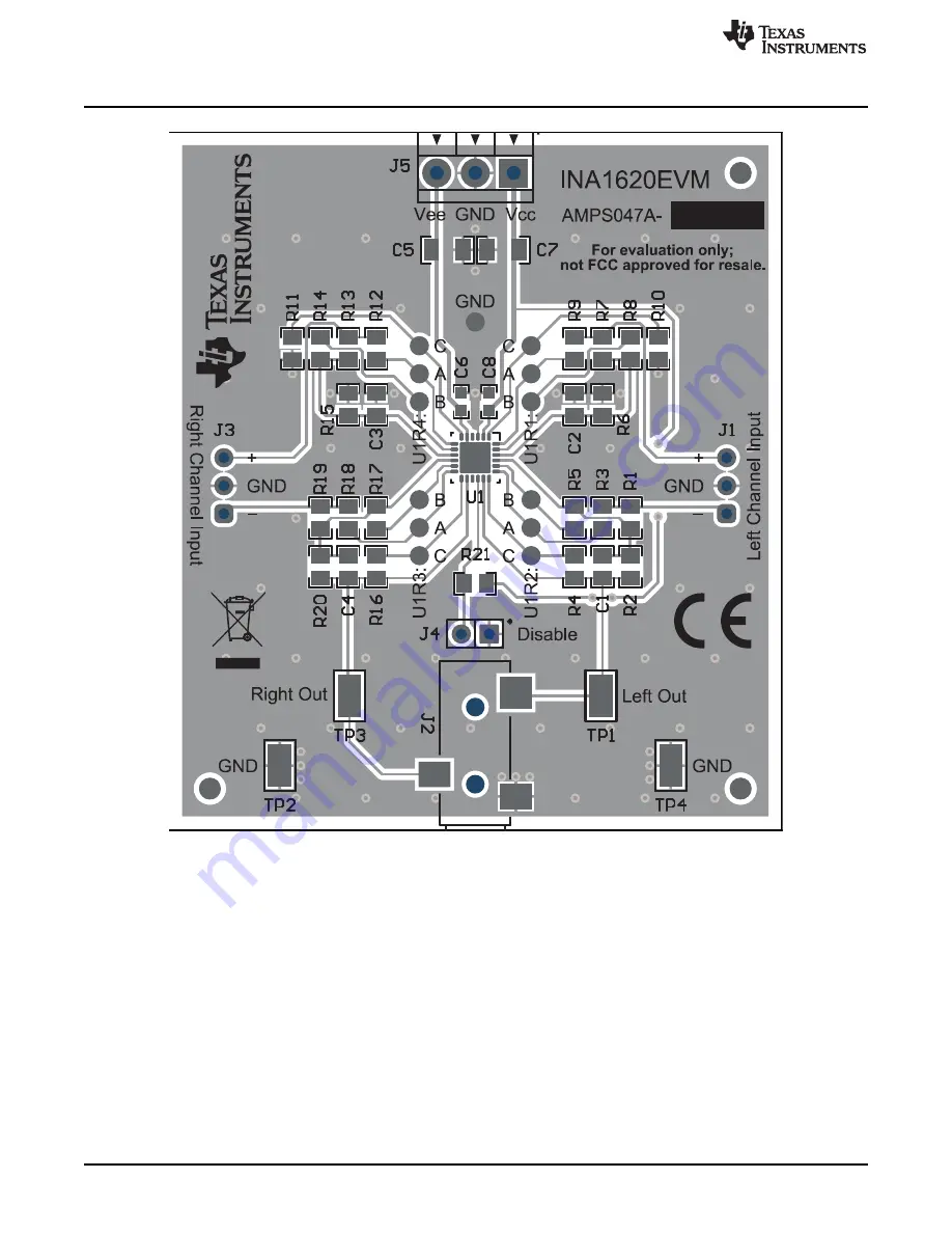 Texas Instruments INA1620EVM Скачать руководство пользователя страница 14