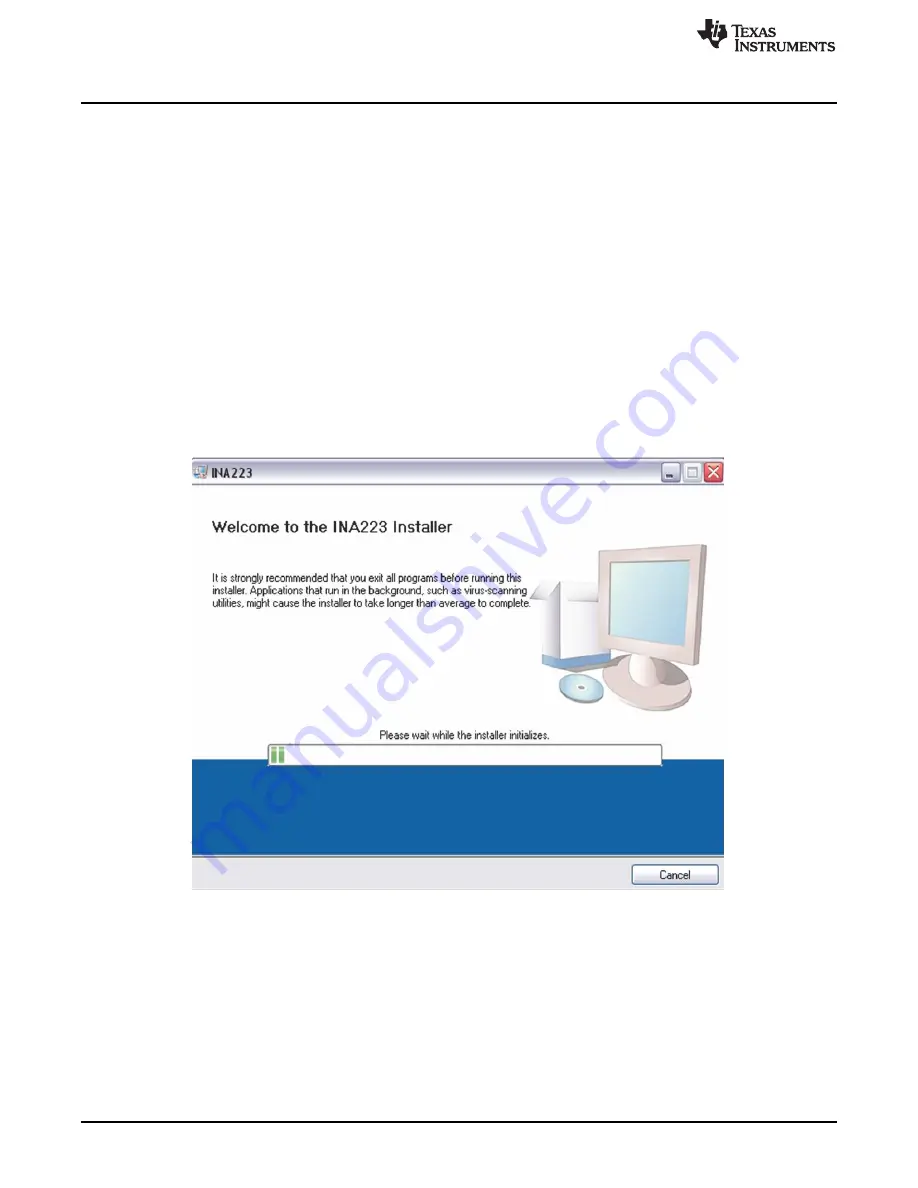 Texas Instruments INA223EVM User'S Manual And Software Tutorial Download Page 12