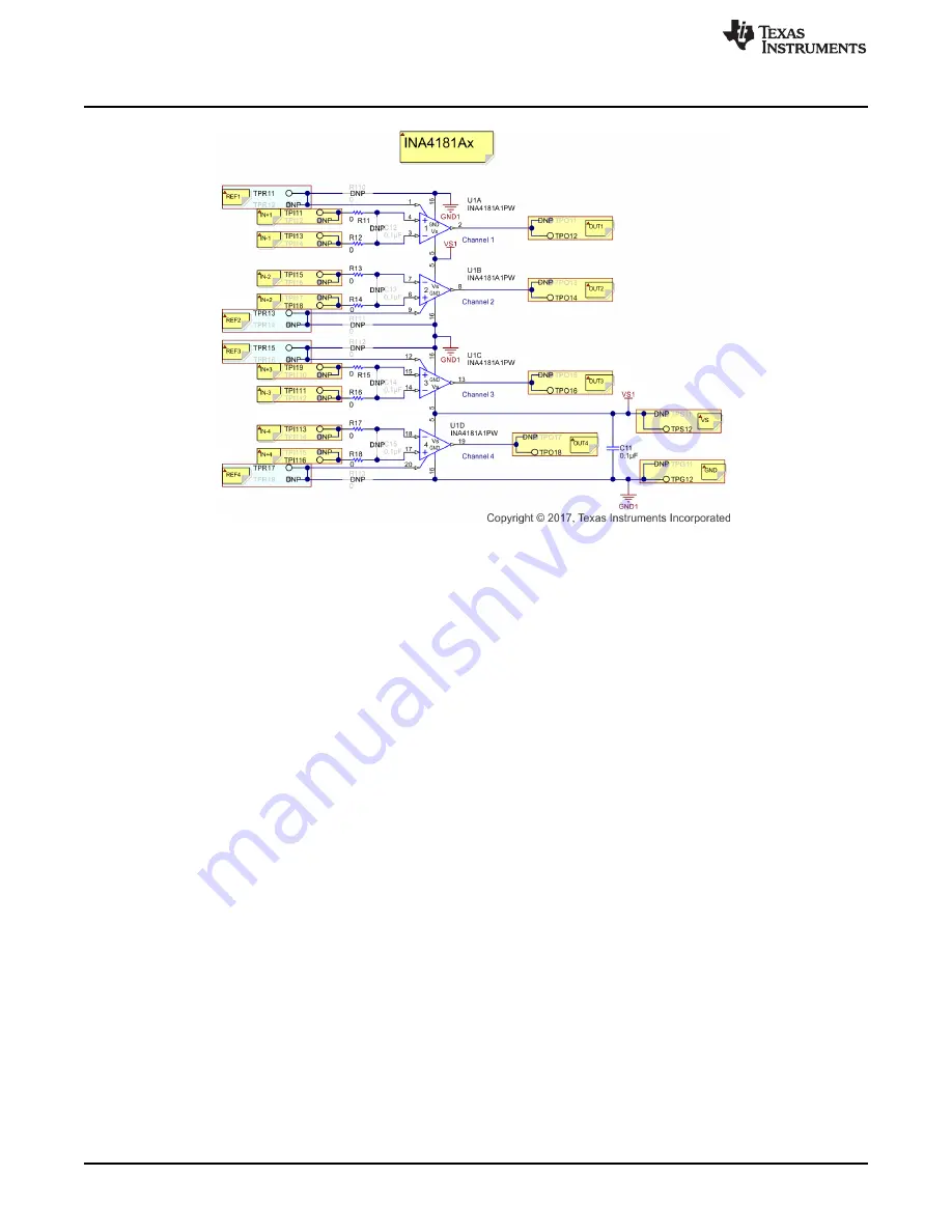 Texas Instruments INA4180 User Manual Download Page 8