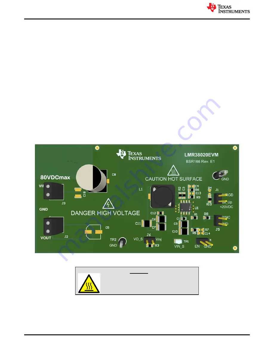 Texas Instruments LMR38020EVM Скачать руководство пользователя страница 4